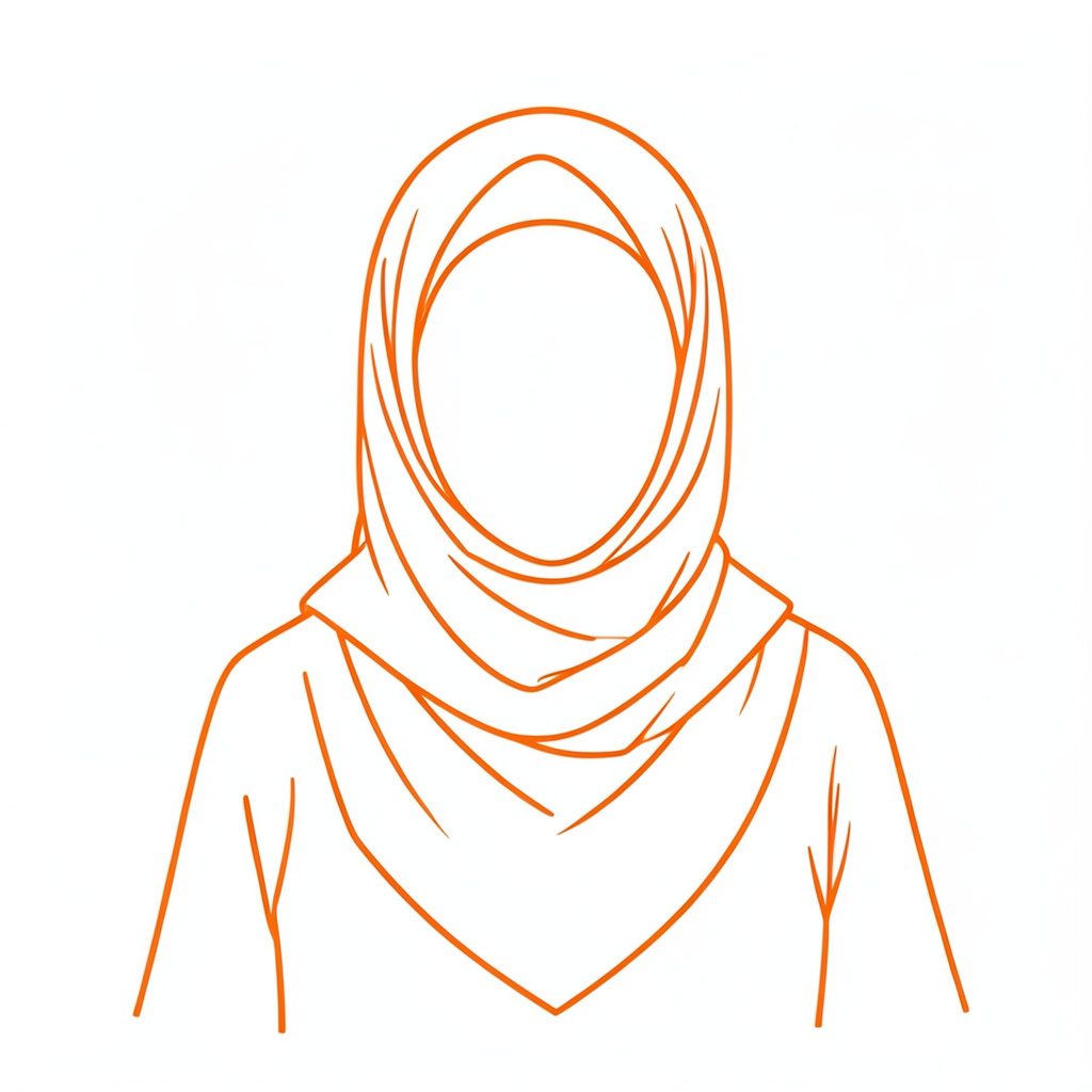 Tutorial hijab paris segi empat