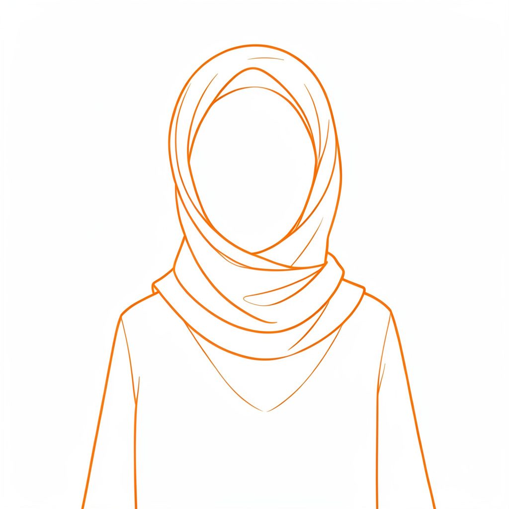 Tutorial hijab Turki dengan draperi lembut dan warna pastel